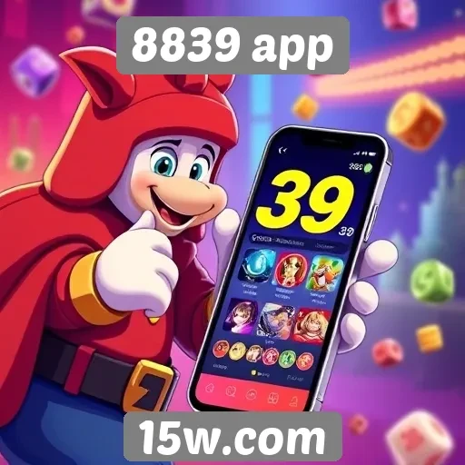8839 app oferece variedade de jogos online